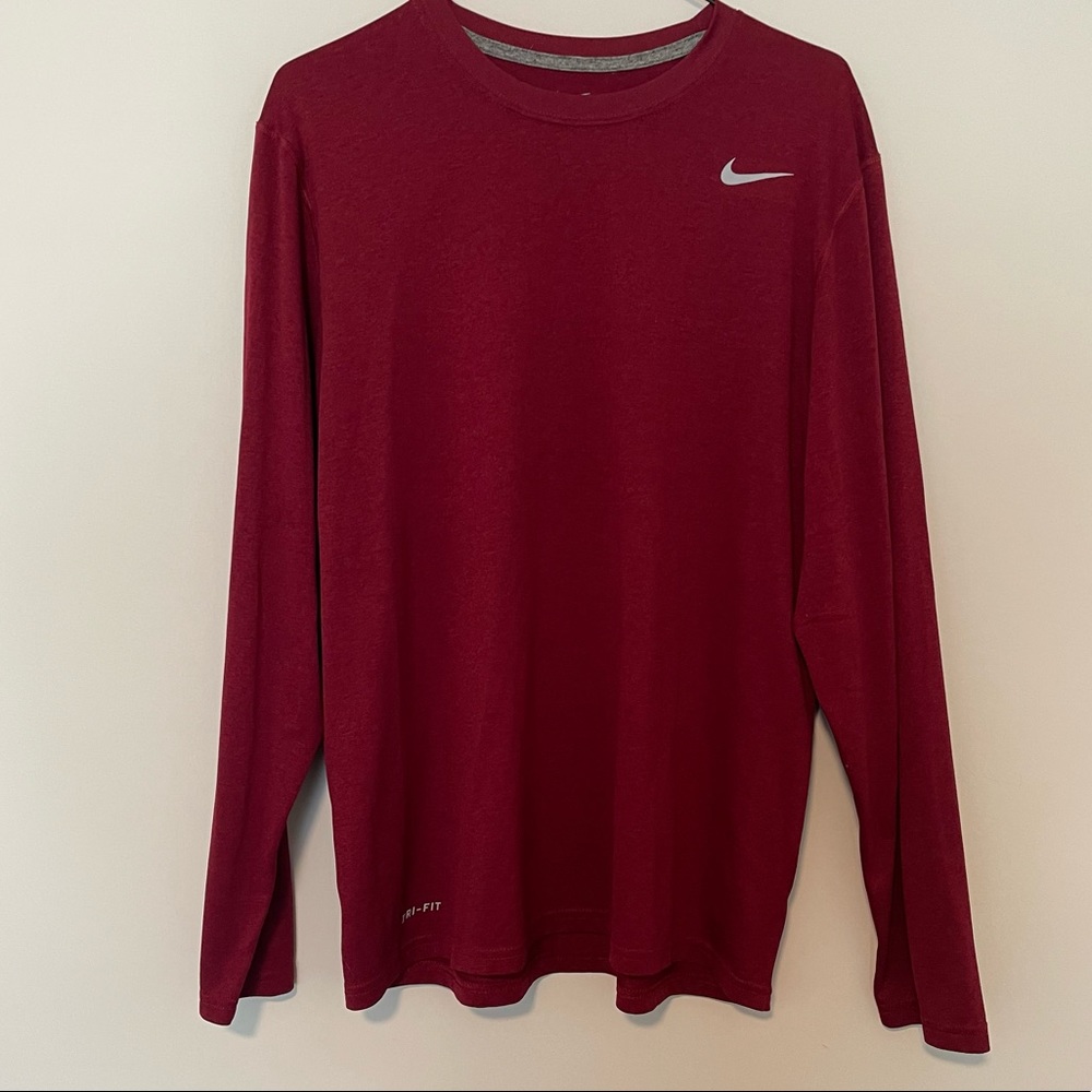 Nike Mens Large Dri-Fit Long Sleeve Shirt!